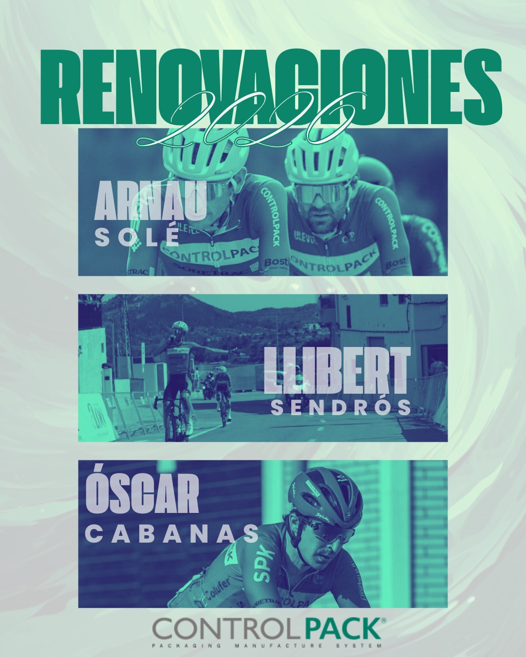 Con su continuidad confirmada, Solé, Sendrós y Cabanas seguirán aportando experiencia y rumbo al Controlpack en 2026.